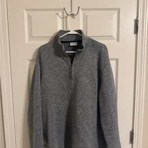 Saddlebred Men's Heather Gray Zip-Up Sweater